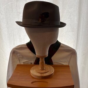 Classic Gray Fedora Hat